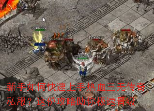 新手如何快速上手热血三无传奇私服?这份攻略助你极速晋级 新手如何快速上手热血三无传奇私服?这份攻略助你极速晋级