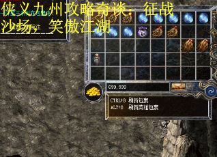 侠义九州攻略奇谈：征战沙场，笑傲江湖