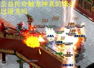 公益传奇触龙神真的爆出过屠龙吗