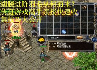 翅膀进阶羽毛从何而来？传奇游戏高手亲授快速收集技巧大公开