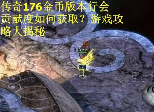 传奇176金币版本行会贡献度如何获取？游戏攻略大揭秘