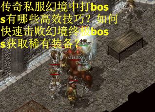 传奇私服幻境中打boss有哪些高效技巧？如何快速击败幻境终极boss获取稀有装备？