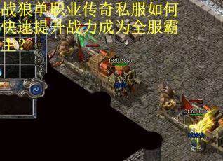 战狼单职业传奇私服如何快速提升战力成为全服霸主？