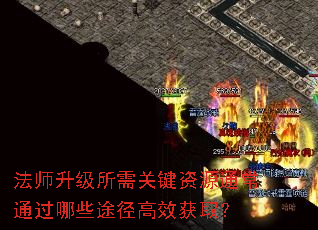 法师升级所需关键资源通常通过哪些途径高效获取? 法师升级所需关键资源通常通过哪些途径高效获取?