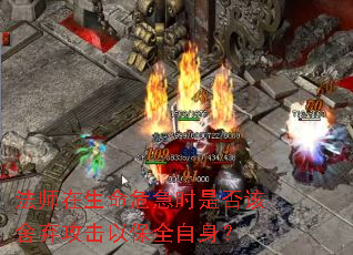 法师在生命危急时是否该舍弃攻击以保全自身? 法师在生命危急时是否该舍弃攻击以保全自身?