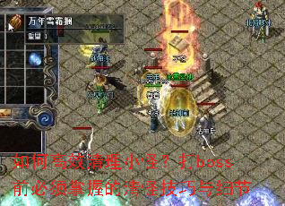 ��θ�Ч����С�֣���bossǰ�������յ���ּ�����ϸ��