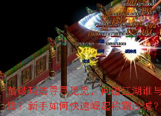 踏破玛法寻寻觅觅,问道江湖谁与争锋?新手如何快速崛起称霸沙城? 踏破玛法寻寻觅觅,问道江湖谁与争锋?新手如何快速崛起称霸沙城?