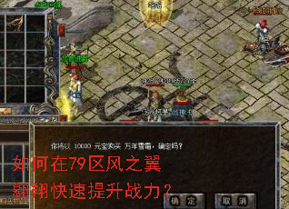 如何在79区风之翼翱翔快速提升战力? 如何在79区风之翼翱翔快速提升战力?