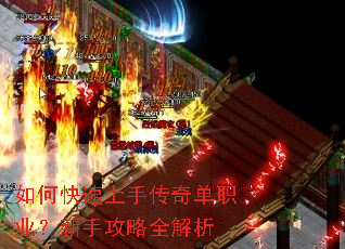 如何快速上手传奇单职业?新手攻略全解析 如何快速上手传奇单职业?新手攻略全解析