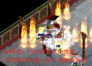 如何在1.76特戒版本中快速获取稀有特戒?新手攻略全解析 如何在1.76特戒版本中快速获取稀有特戒?新手攻略全解析